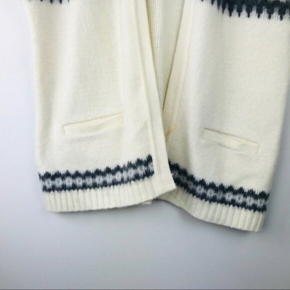 Ice Castles Drops Design  cap sleeve white cardigan size M - Picture 7 of 14